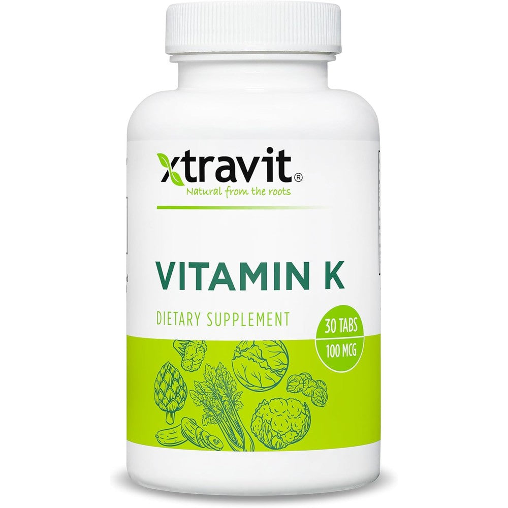 Xtravit Vitamin K 100 mcg bottle front view packaging