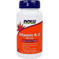 NOW Foods Vitamin K2 100 mcg Veg Capsules front bottle view supplement