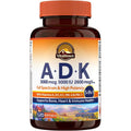 Vitalitown Vitamin ADK front bottle view highlighting 120 softgels