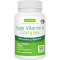Igennus Triple Vitamin K Complex front bottle view with high strength supplement packaging