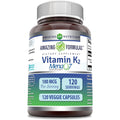 Amazing Nutrition Vitamin K2 MenaQ7 front bottle view