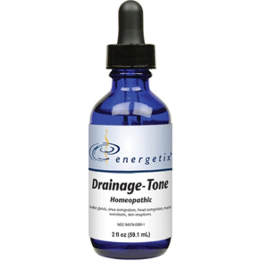 Energetix Drainage Tone homeopathic liquid supplement bottle front view