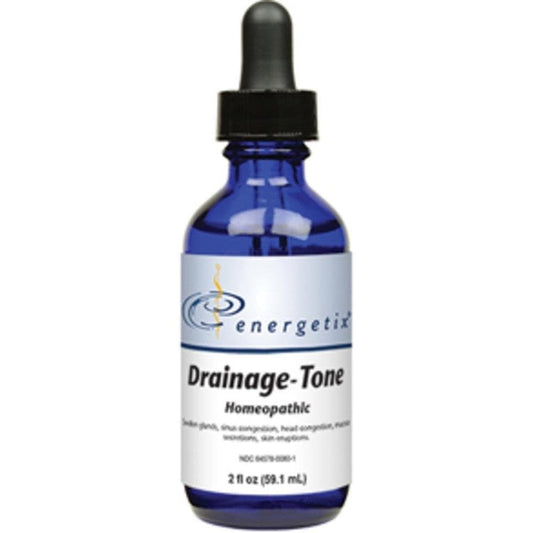 Energetix Drainage Tone Homeopathic liquid detox supplement front view bottle