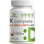 Deal Supplement Premium Vitamin K Complete front view bottle