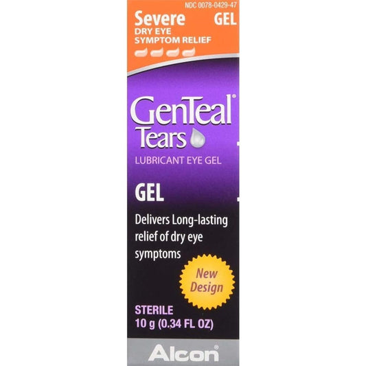 GenTeal Severe Dry Eye Relief Lubricant Eye Gel pack of six for intense hydration.