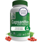 Health Thru Nutrition Capsanthin 40mg 30 softgels bottle front view eye health supplement