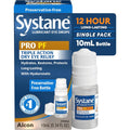 Systane Pro PF Dry Eye Relief 10ml front view bottle for sensitive eyes.