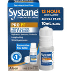 Systane Pro PF Dry Eye Relief 10ml front view bottle for sensitive eyes.