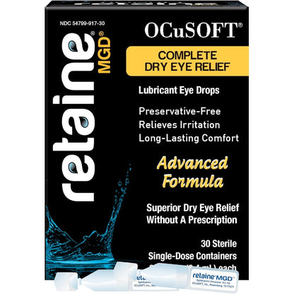 OCuSOFT Retaine MGD Ophthalmic Emulsion box front view for dry eye relief
