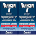 Naphcon-A Allergy Eye Relief Drops 15ml 2-count pack front view