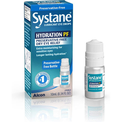 Systane Hydration PF 10ml front view showing preservative free label.