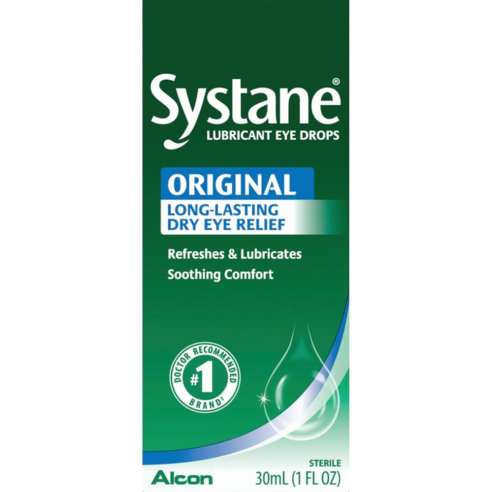 Systane Lubricant Eye Drops 1 Fluid Ounce front view for dry eye relief