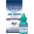 Refresh Optive Gel Drops Lubricant Eye Gel front view for dry eye relief