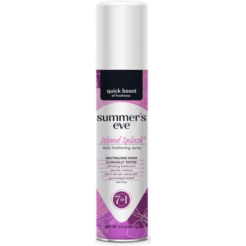 Summer's Eve Freshening Spray Island Splash 2 Ounce front view