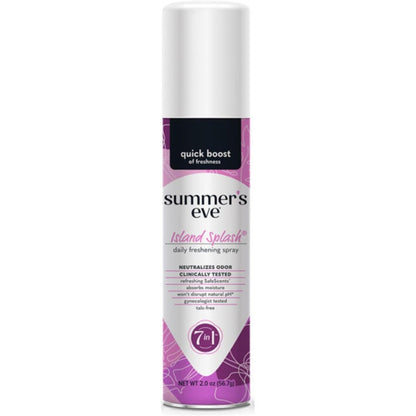 Summer's Eve Freshening Spray Island Splash 2 Ounce front view