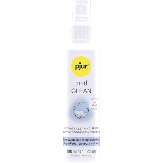 Pjur Med Clean Intimate Spray front view alcohol free hygiene cleanser
