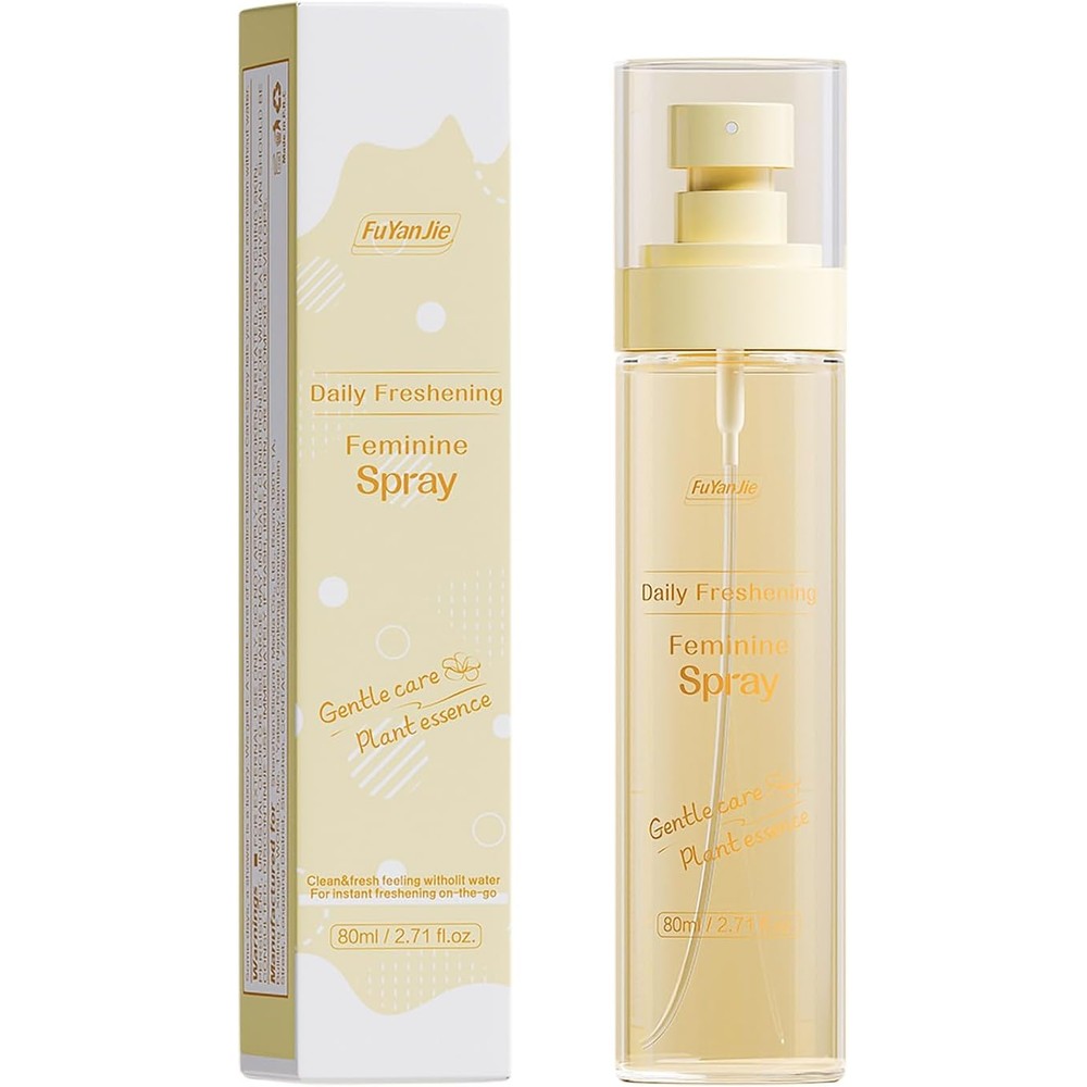 FuYanJie Feminine Spray 2.7 fluid ounce front view for intimate hygiene.