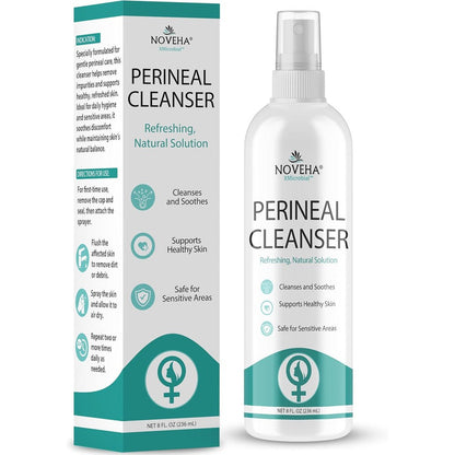 Noveha Perineal Spray 8 Ounce front view postpartum cleanser