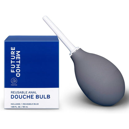 Future Method Reusable Anal Douche Bulb front view for intimate hygiene