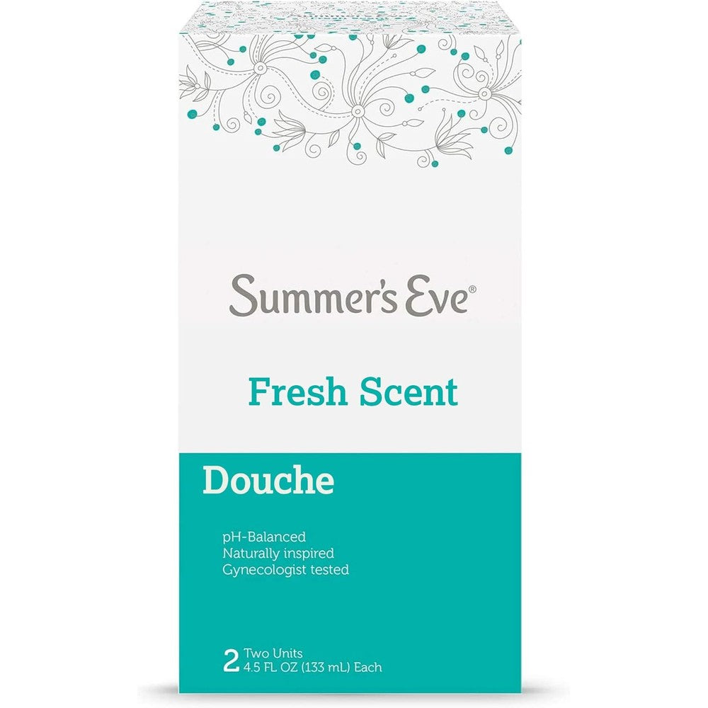 Summer's Eve Fresh Scent Douche front view of two pack box