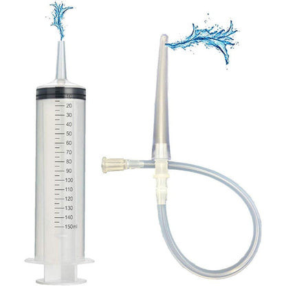 GNEGKLEAN 150ML Enema Syringe front view showing measurement scale for hygiene.