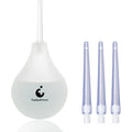 TopQuaFocus 8 Ounce Enema Kit front view medical-grade silicone bulb