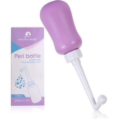 GOLDEN DEER Peri Bottle front view for postpartum recovery.