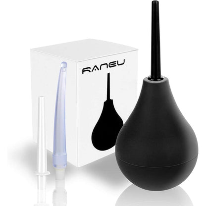 RANEU Enema Bulb Anal Douche Kit front view medical grade silicone hygiene set