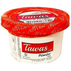 All White Natural Tawas Powder front view showing 38 gram container for body odor control.
