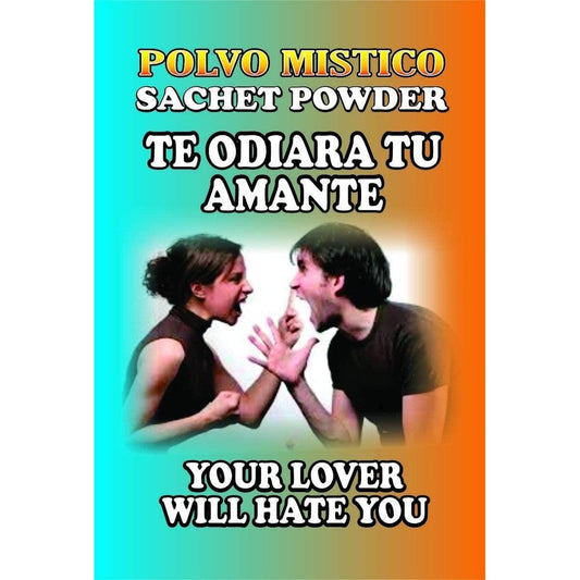 Brybradan Your Lover Will Hate You Sachet Powder front view authentic spiritual ritual supply.