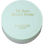 CANMAKE Oil Block Mineral Powder C01 Fluffy Mint front view matte finish