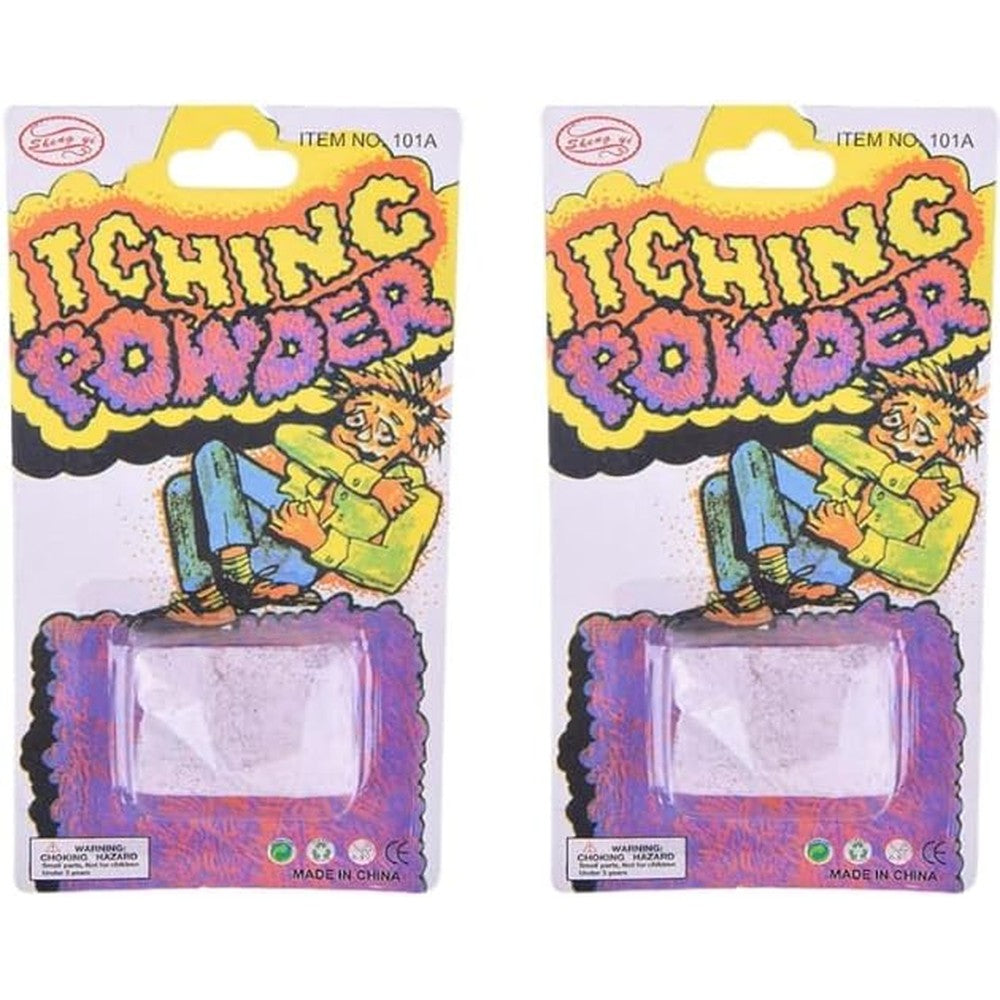 JJLFresheners Purple Funny Itching Powder pack front view for prank gifts.