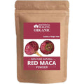 Blessfull Healing Organic Red Maca Powder front view for energy supplement