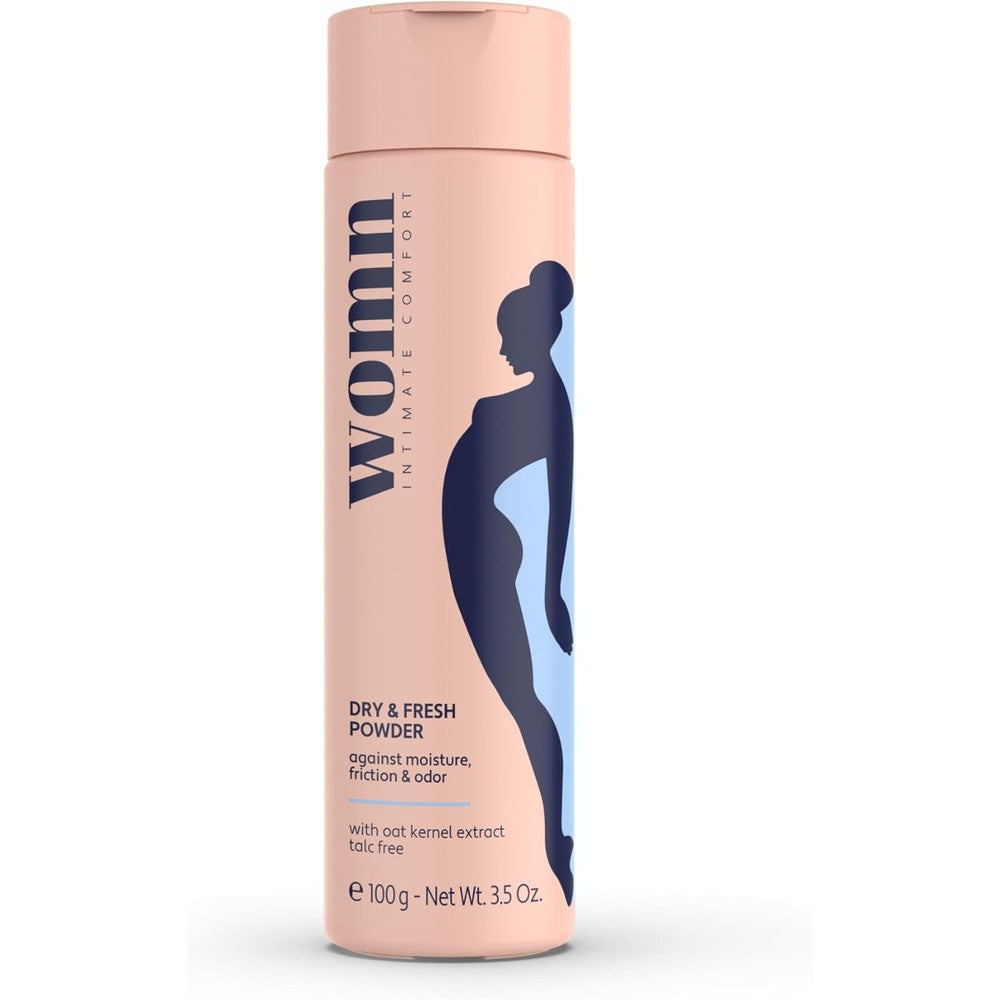 Womn Intimate Comfort Dry and Fresh Powder front view for moisture protection