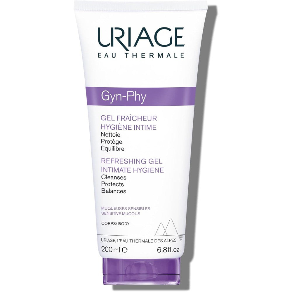 Uriage Gyn-Phy Intimate Wash Refreshing Gel front view daily feminine hygiene