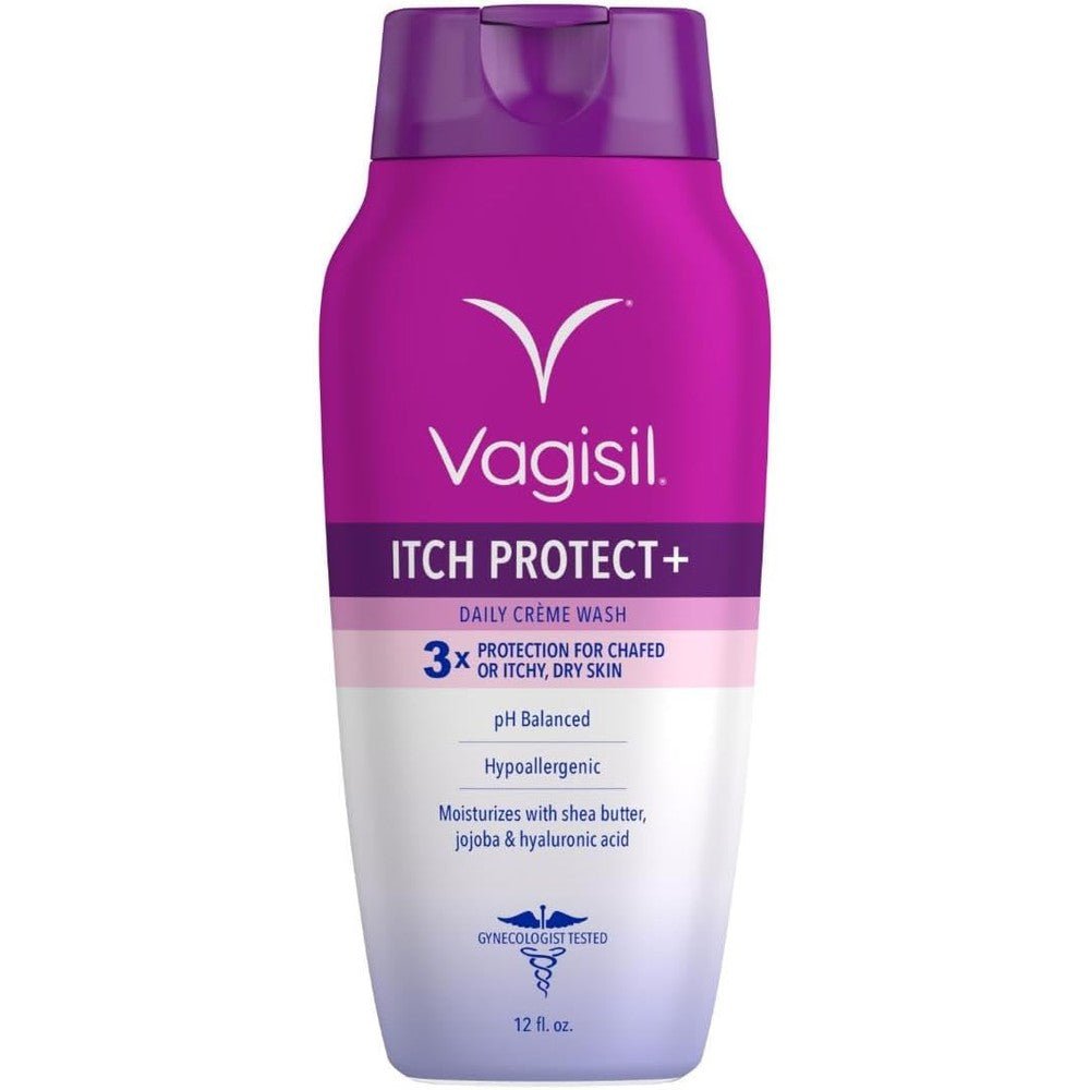Vagisil Itch Protect Plus CrÃ¨me Wash front view for feminine itch relief