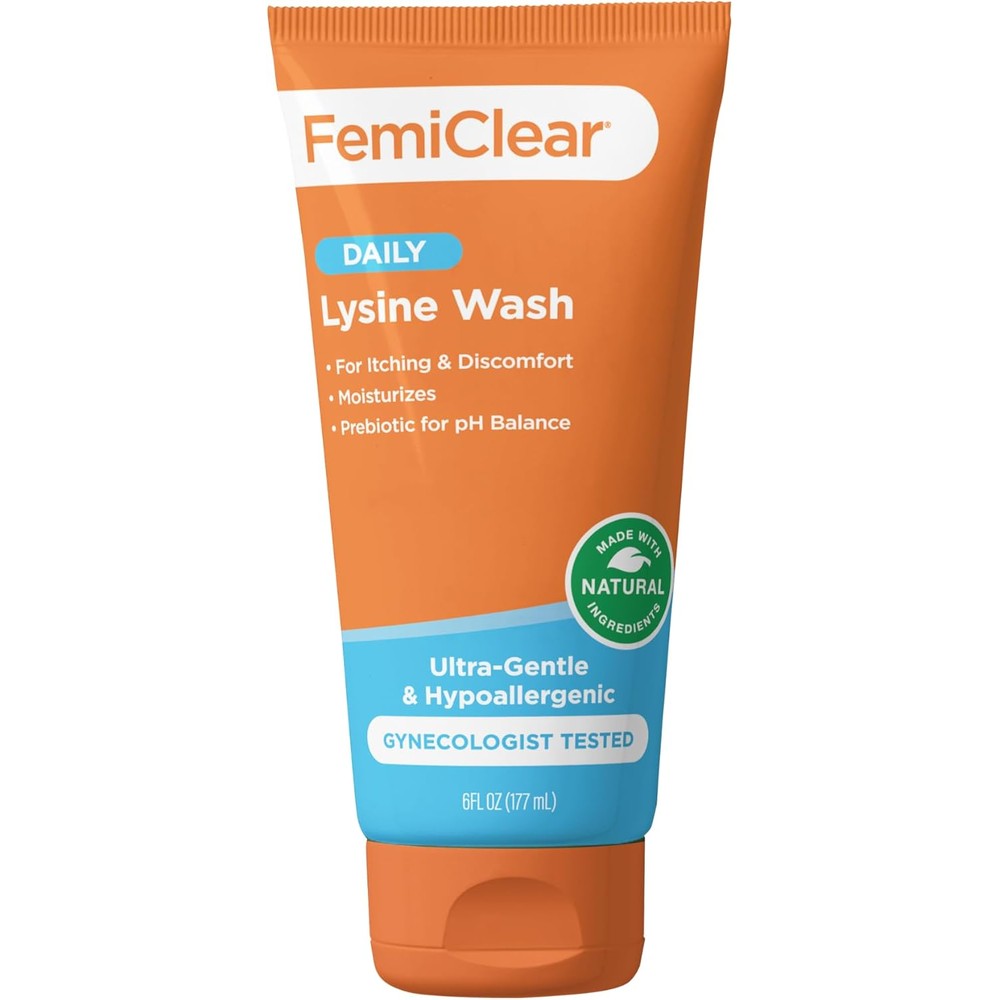 FemiClear Ultra-Gentle Feminine Wash front view bottle for sensitive skin hygiene