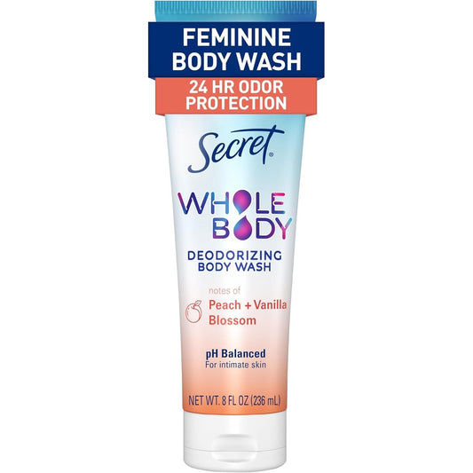 Secret Feminine Wash 8.0 Ounce front view for body odor protection