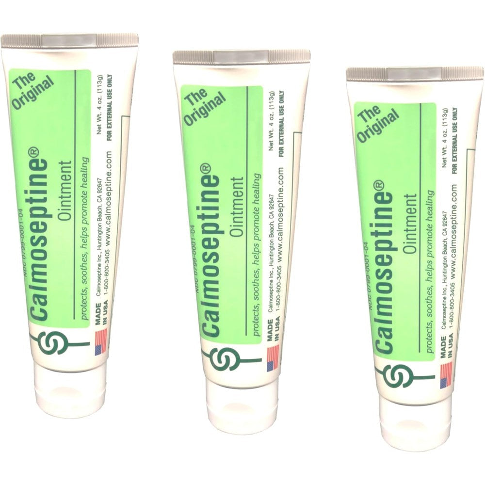 Calmoseptine Medline skin protectant ointment tube front view for diaper rash relief