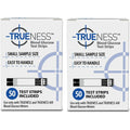 TRUENESS blood glucose test strips 100 count front view packaging for diabetic sugar monitoring