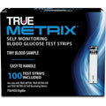 TRUE METRIX self monitoring blood glucose test strips 100 count front packaging view