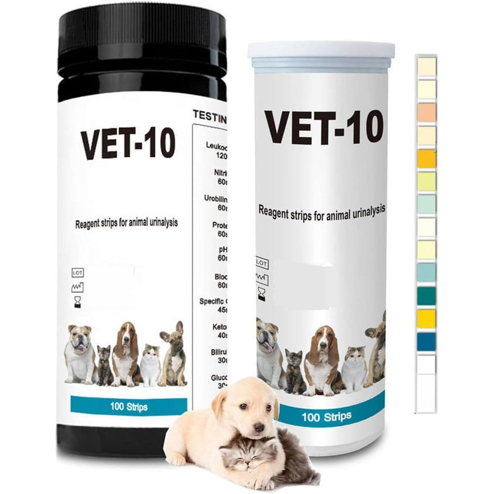 LK Hzutloer 100 Count Urine Test Strips front view bottle and packaging.