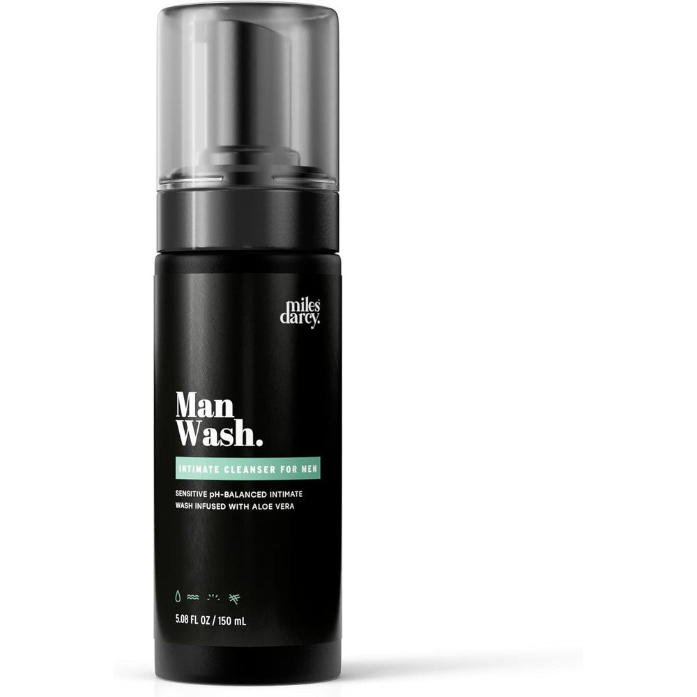 Miles Darcy Ball Wash for Men intimate foaming gel cleanser front view