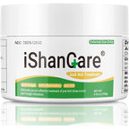 Ishancare Jock Itch Cream Extra Strength front view packaging for natural fungal infection relief.