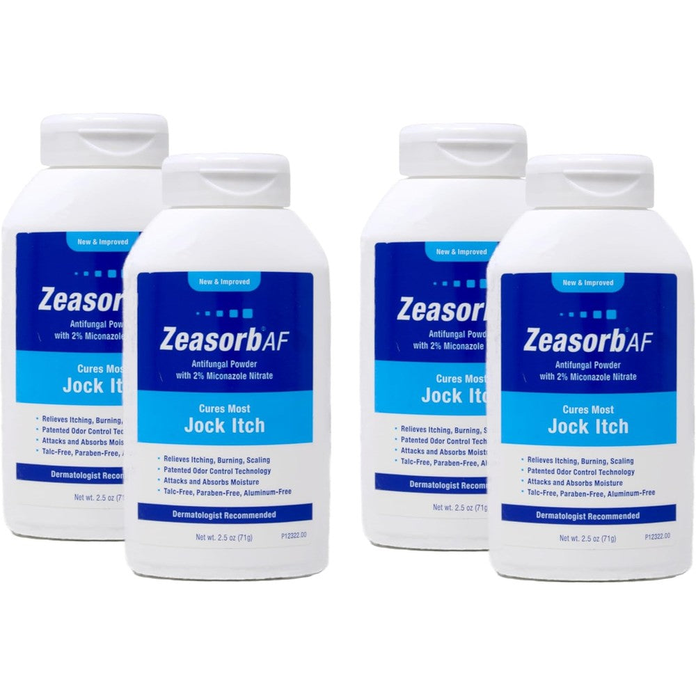Zeasorb Antifungal Treatment Powder Jock Itch front view bottle