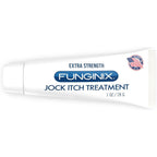 FUNGINIX Jock Itch Treatment front view of the packaging tube.
