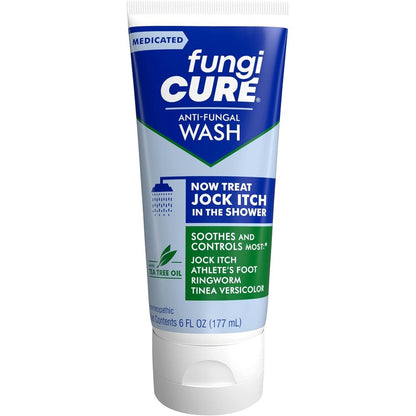 FungiCure Medicated Anti Fungal Jock Itch Wash front view bottle packaging