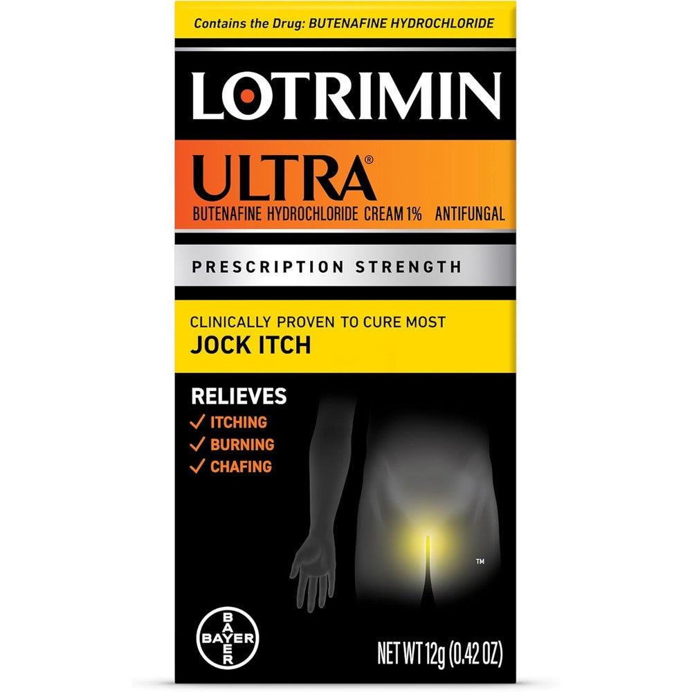 Lotrimin Ultra Antifungal Jock Itch Cream front view package box