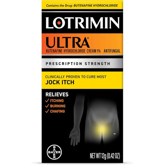 Lotrimin Ultra Antifungal Jock Itch Cream front view package box