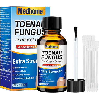 Drawzone Toenail Fungus Treatment Extra Strength front view showing the product bottle and application brush for fungal remedy.